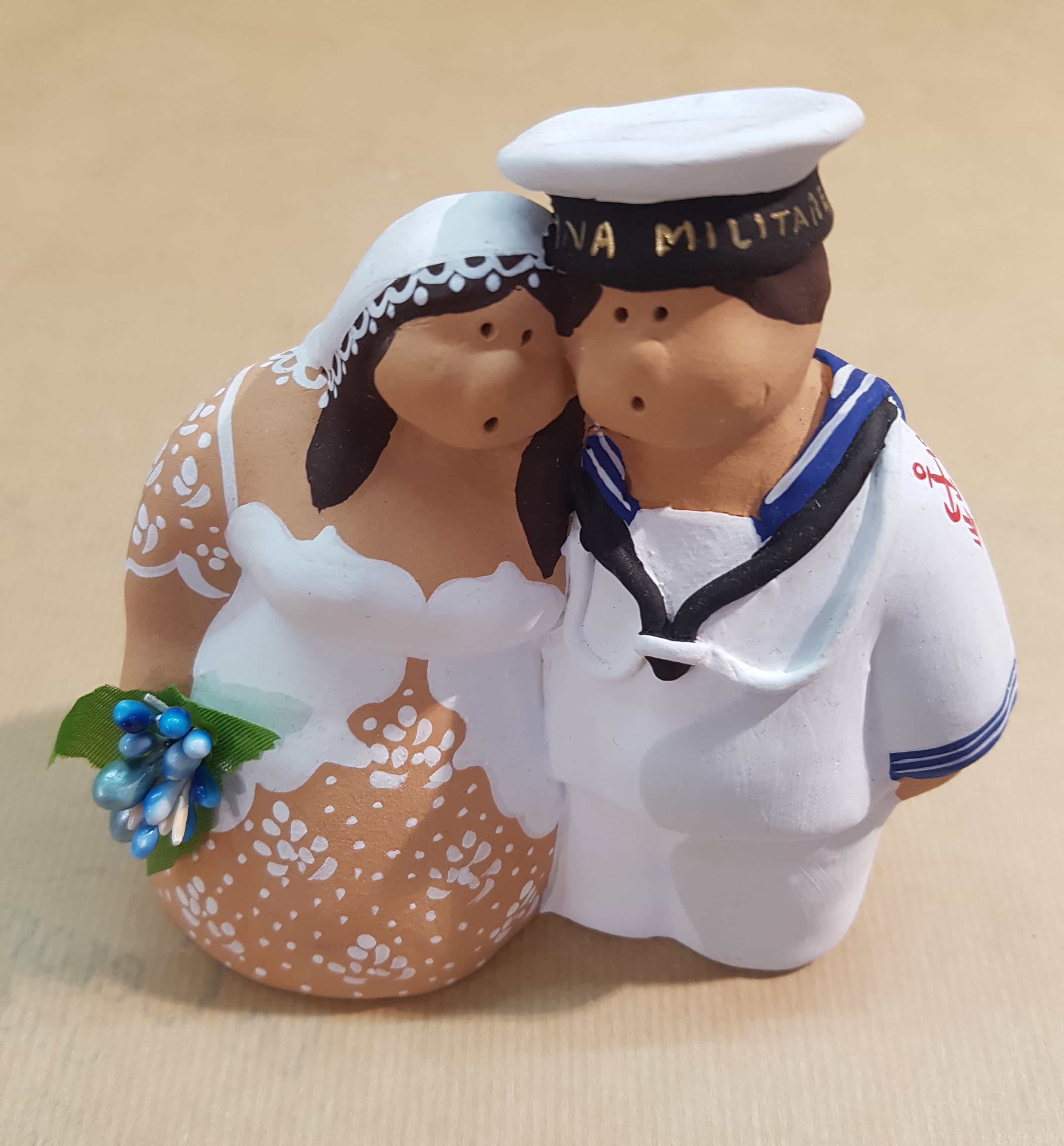 Coppia sposi marinaio